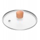 Caçarola Leire 2,5 Litros 16cm Vidro Borossilicato com Tampa